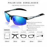 DUCO Mens Sports Polarized Sunglasses UV Protection Sunglasses for Men