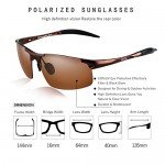 DUCO Mens Sports Polarized Sunglasses UV Protection Sunglasses for Men