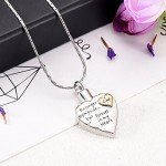 Dad Non Longer By My Side,But Forever In My Heart Memorial Jewelry Cremation Urn Necklace