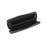 Daisy Rose Women’s Wallet on Sale PU Vegan Leather Clutch Handbag RFID Zipper Organizer Card Holder