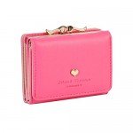 Damara Womens Metal Frame Kiss-lock Small Clutch Cards Holder Wallet Damara Womens Metal Frame Kiss-lock Small Clutch Cards Holder Wallet