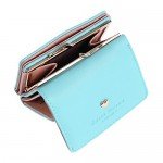Damara Womens Metal Frame Kiss-lock Small Clutch Cards Holder Wallet Damara Womens Metal Frame Kiss-lock Small Clutch Cards Holder Wallet