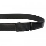 Dante Men's Leather Ratchet Dress Belt with Automatic Buckle
