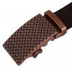 Dante Men's Leather Ratchet Dress Belt with Automatic Buckle