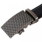 Dante Men's Leather Ratchet Dress Belt with Automatic Buckle