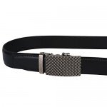 Dante Men's Leather Ratchet Dress Belt with Automatic Buckle
