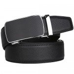 Dante Men's Leather Ratchet Dress Belt with Automatic Buckle