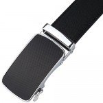 Dante Men's Leather Ratchet Dress Belt with Automatic Buckle