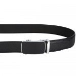Dante Men's Leather Ratchet Dress Belt with Automatic Buckle
