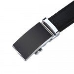Dante Men's Leather Ratchet Dress Belt with Automatic Buckle