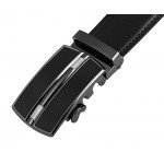 Dante Men's Leather Ratchet Dress Belt with Automatic Buckle