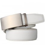 Dante Men's Leather Ratchet Dress Belt with Automatic Buckle