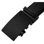 Dante Men's Leather Ratchet Dress Belt with Automatic Buckle