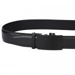 Dante Men's Leather Ratchet Dress Belt with Automatic Buckle
