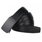Dante Men's Leather Ratchet Dress Belt with Automatic Buckle