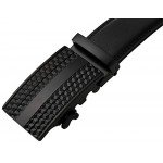 Dante Men's Leather Ratchet Dress Belt with Automatic Buckle