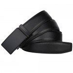 Dante Men's Leather Ratchet Dress Belt with Automatic Buckle