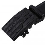 Dante Men's Leather Ratchet Dress Belt with Automatic Buckle
