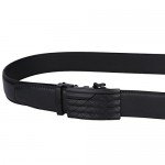 Dante Men's Leather Ratchet Dress Belt with Automatic Buckle