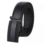 Dante Men's Leather Ratchet Dress Belt with Automatic Buckle