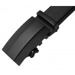 Dante Men's Leather Ratchet Dress Belt with Automatic Buckle