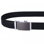 Dante Men's Leather Ratchet Dress Belt with Automatic Buckle