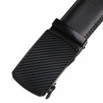 Dante Men's Leather Ratchet Dress Belt with Automatic Buckle