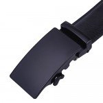 Dante Men's Leather Ratchet Dress Belt with Automatic Buckle