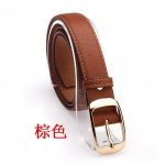 Designer Belts For Women New 2017 Fashion Women Belt Brand Ladies Faux Leather Metal Buckle Straps Girls Fashion Accessories