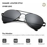 Duduma Aviator Sunglasses for Mens Womens Mirrored Sun Glasses Shades with Uv400