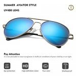 Duduma Aviator Sunglasses for Mens Womens Mirrored Sun Glasses Shades with Uv400