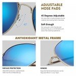 Duduma Aviator Sunglasses for Mens Womens Mirrored Sun Glasses Shades with Uv400