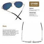 Duduma Aviator Sunglasses for Mens Womens Mirrored Sun Glasses Shades with Uv400