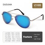 Duduma Aviator Sunglasses for Mens Womens Mirrored Sun Glasses Shades with Uv400