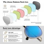 Duduma Aviator Sunglasses for Mens Womens Mirrored Sun Glasses Shades with Uv400
