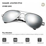 Duduma Aviator Sunglasses for Mens Womens Mirrored Sun Glasses Shades with Uv400