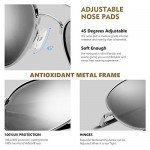 Duduma Aviator Sunglasses for Mens Womens Mirrored Sun Glasses Shades with Uv400