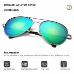 Duduma Aviator Sunglasses for Mens Womens Mirrored Sun Glasses Shades with Uv400