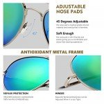 Duduma Aviator Sunglasses for Mens Womens Mirrored Sun Glasses Shades with Uv400