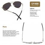 Duduma Aviator Sunglasses for Mens Womens Mirrored Sun Glasses Shades with Uv400