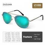 Duduma Aviator Sunglasses for Mens Womens Mirrored Sun Glasses Shades with Uv400