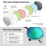 Duduma Aviator Sunglasses for Mens Womens Mirrored Sun Glasses Shades with Uv400