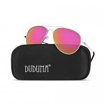 Duduma Aviator Sunglasses for Mens Womens Mirrored Sun Glasses Shades with Uv400