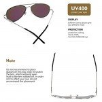 Duduma Aviator Sunglasses for Mens Womens Mirrored Sun Glasses Shades with Uv400