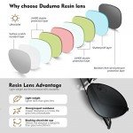 Duduma Aviator Sunglasses for Mens Womens Mirrored Sun Glasses Shades with Uv400