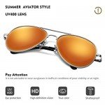 Duduma Aviator Sunglasses for Mens Womens Mirrored Sun Glasses Shades with Uv400