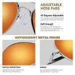 Duduma Aviator Sunglasses for Mens Womens Mirrored Sun Glasses Shades with Uv400