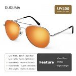 Duduma Aviator Sunglasses for Mens Womens Mirrored Sun Glasses Shades with Uv400