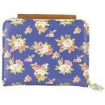 ETIAL Women's Vintage Floral Zip Mini Wallet Short Design Coin Purse