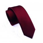 Elviros Mens Eco-friendly Fashion Solid Color Slim Tie 2.4'' (6cm)